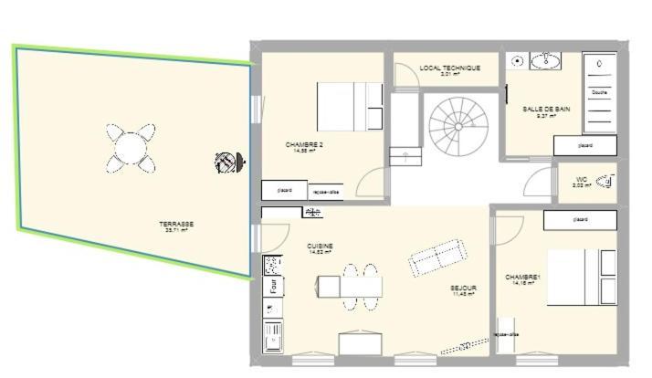 Apartamento Les Tuileries De Lencieux Gigondas Exterior foto